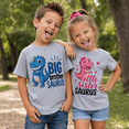 thumbnail image 2 of Big Brother and Little Sister Shirt, Dinosaur Saurus Matching Family Shirts, Brother Sister Outfit, Sibling Gift, Birthday Gift for Brother and Sister, 2 of 7