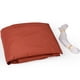 thumbnail image 5 of Toldo de vela rojo anaranjado, tela Oxford de poliéster, bloque UV, toldo para Patio, patio, parque, patio de juegos, césped, 10x10x10 pies, 5 of 5