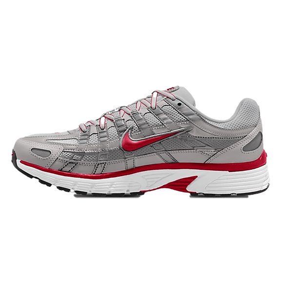 NIKE MENS P-6000 "Metallic Silver Gym Red" CD6404 024 from Stadium Goods