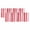Pink Red, variant on Valances for Windows, Red Pink Stripe Kitchen Curtains Valances 2 Pack for Living Room Bedroom Bathroom, Geometric White Vertical Striped Light Filtering Curtains Rod Pocket Valance 42"x12"