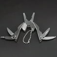 thumbnail image 4 of 7-in-1 Mini Multitool Pliers Keychain - Stainless Steel Folding Tool Set for Camping, Hiking & Daily Use, 4 of 9