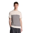 thumbnail image 4 of Lyle & Scott Mens Breton Stripe Linen Blend T-Shirt, 4 of 4
