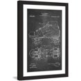 thumbnail image 2 of "Roller Skate 1908 Chalk" Framed Painting Art Print, 12" x 1.5", 2 of 4