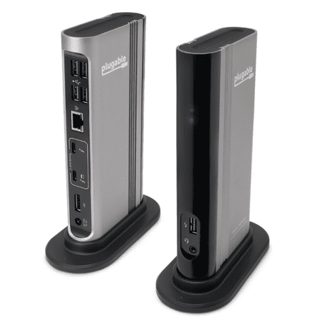 Plugable Thunderbolt 3 Docking Station with Power Delivery for Mac and (Best Mac Dock For Windows 7)