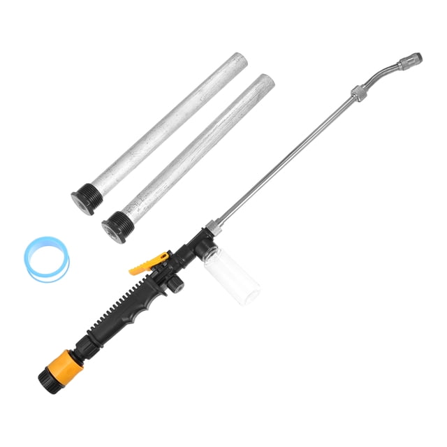 Unique Bargains 1 Set RV Water Heater Anode Rod and Flush Wand Hot Water Tank Element Parts Cleaning Rinser