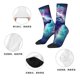 thumbnail image 5 of Balery Starry Multicolored Wolf Calcetas Largas con Estampado para Hombre y Mujer – Suaves y Transpirables, Talla Única (US 5-11), 5 of 6