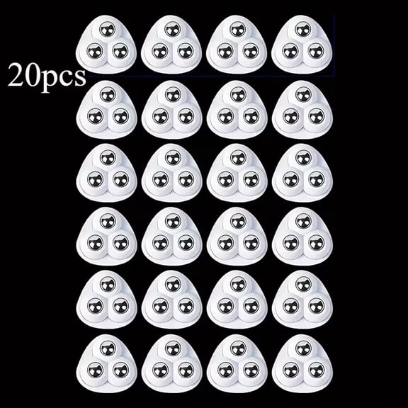 20 Pack Self Adhesive Caster Wheels 1 Inch for Furniture Mop Bucket, Load Capacity 28LBS Per Wheel, Low Profile Swivel Wheels for Small Appliance Storage Bins(White)