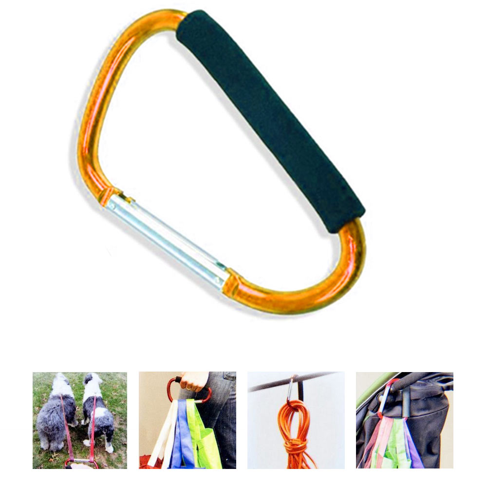 Jumbo Carabiner Clip Hook Max Force Extra Large Spring Snap Cushion