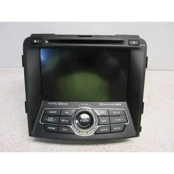 Pre-Owned 2012 Hyundai Sonata GPS Navigation AM FM CD Radio Receiver OEM LKQ - Verify Specific Vehicle Fitment In Description - (Good)