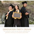 thumbnail image 2 of AVEKI 2024 Graduation Sash Crown Tiara Kit Rhinestone Graduation Party Headband Shoulder Belt 0601M, 2 of 8