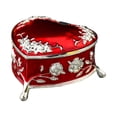 thumbnail image 3 of Joyero pequeño Salvador organizador de joyas decorativo del tesoro Rojo, 3 of 9