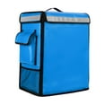 thumbnail image 3 of Mochila aislante Strade Fareast Limited para entrega de alimentos bolsa térmica comida fría caliente bolsillos de malla azul, 3 of 8