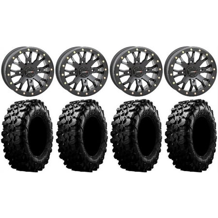 System 3 SB-4 Black (6+1) 14 Wheels 32 Carnivore Tires Kawasaki Teryx Mule System 3 SB-4 Black (6+1) 14 Wheels 32 Carnivore Tires Kawasaki Teryx Mule