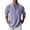 05#Purple, variant on Men's Linen Cotton Long Sleeve Button Down Henley Shirt Casual Solid Band Collar Beach Shirts Khaki XL