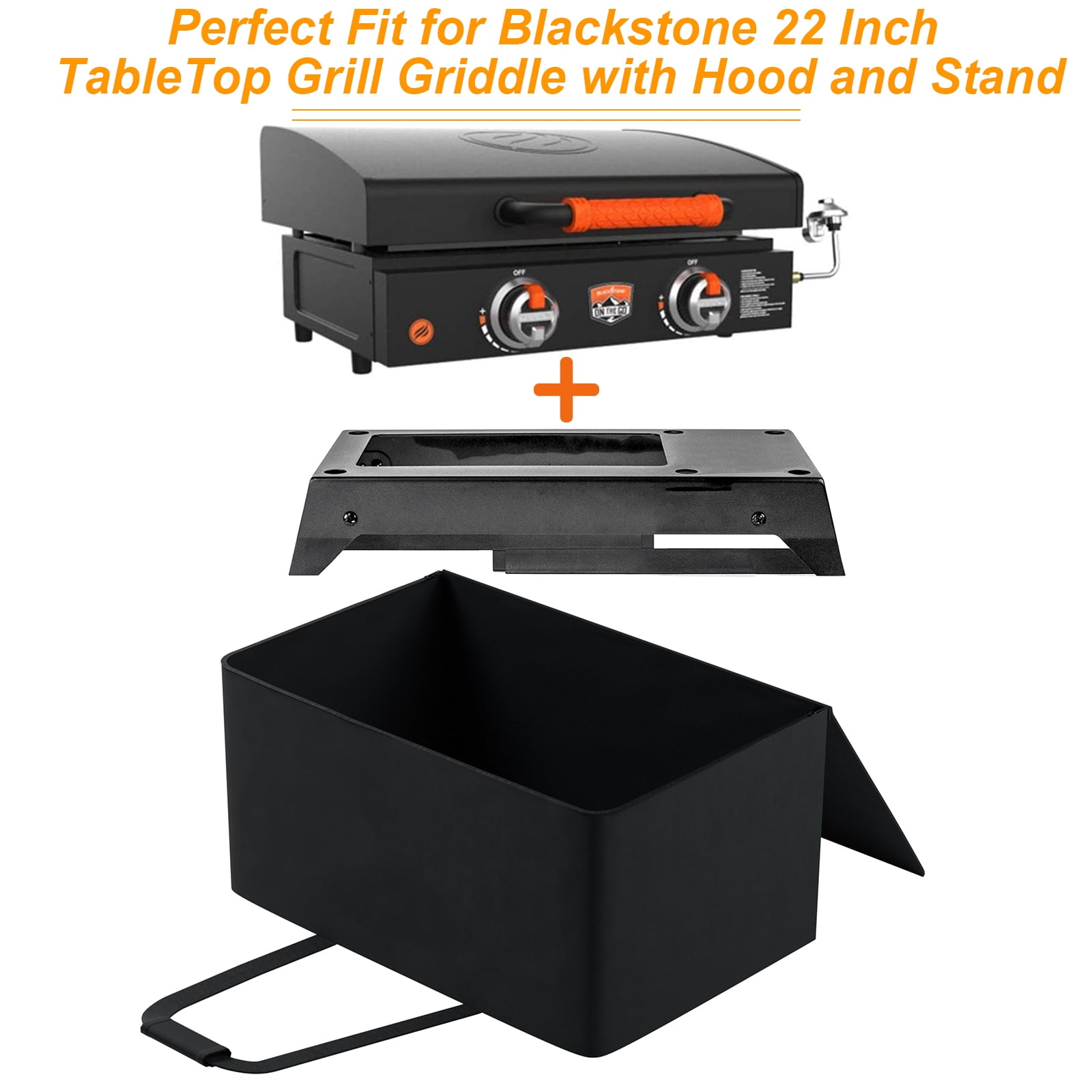 22 inch Griddle Carry Bag for Blackstone 17 Inch Griddle & 22 Inch Griddle with Hood and Stand, 22" Tabletop Grill Carry Bag for Blackstone 1891 & 1814, Water-Resistant 22" Grill Storage Case