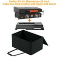 thumbnail image 2 of Griddle Carry Bag Fit for Blackstone 22 inch Griddle with Hood and Stand, Perfect Fit for Blackstone 22 inch Griddle with Lid and Stand, Heavy Duty 600D Waterproof (Only Bag), 2 of 6