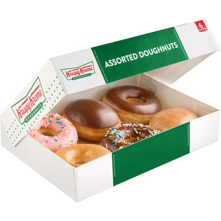 Krispy Kreme Assorted Doughnuts, 9.9 oz, 6 Count