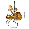 thumbnail image 4 of Lámpara Solar para Insectos Al Aire Libre Luces Colgantes Césped Exterior (dorado), 4 of 4