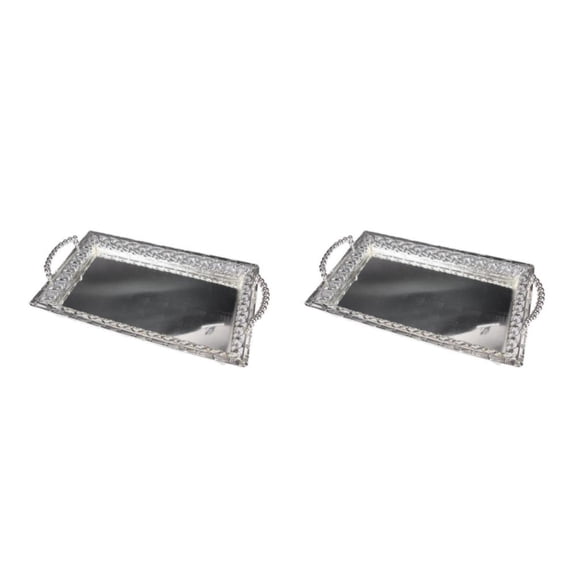 Billuyoard Plate Alloy Fruit Sugar Trays KTV Hotel Tray Party Plate Dish Type2
