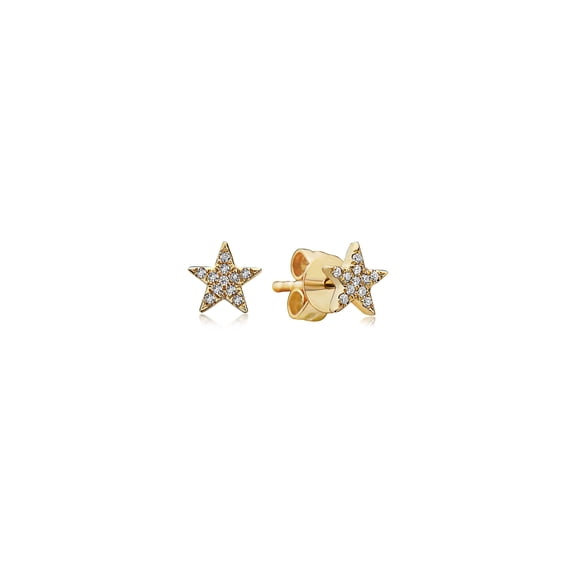Diamond Star Stud Earring