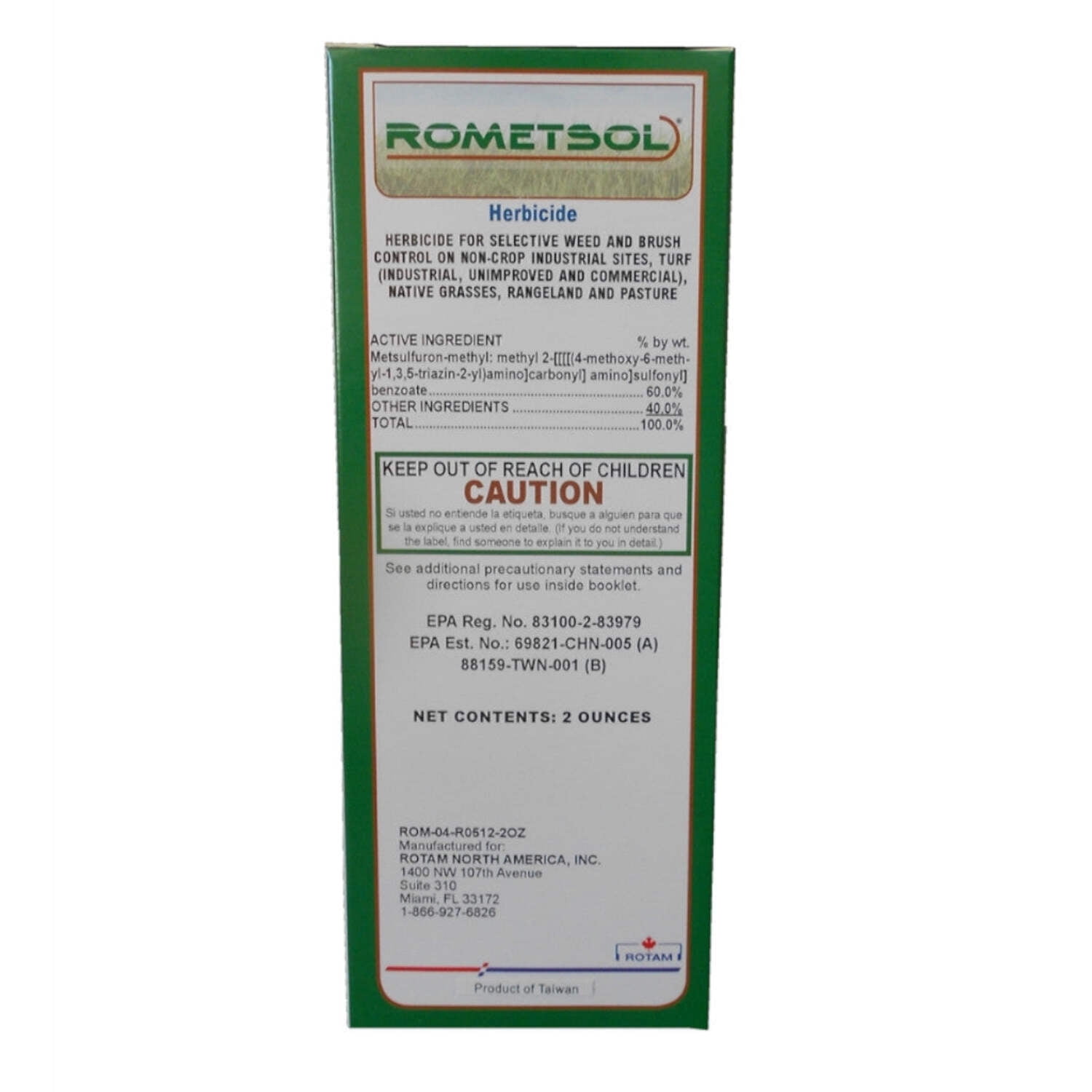 Rometsol MSM Turf Herbicide (Manor) - Walmart.com