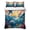 Dark Blue Orange Turmeric, variant on Twin Quilt Set 68''x86'', Pure Brown Lightweight Summer Bedspread Coverlet Set with 2 Pillow Shams, Simple Solid Color Breathable All Season Quilt Bedding for Dorm/Bedroom