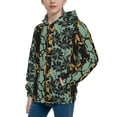 thumbnail image 2 of Rocae Lilies Flowers for Zip Up Hoodies for Teen Sweatshirt with Hood-Medium, 2 of 6