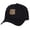 Black Patch, variant on Route 66 Hat Embroidered Highway Map Baseball Cap Americana Travel Road Trip Cap, Black Classic Car