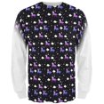 thumbnail image 1 of Galaxy Unicorn Pattern All Over Mens Long Sleeve T Shirt, 1 of 2