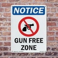 thumbnail image 5 of Gun Free Zone OSHA Notice Aluminum Sign 14 Inch x 10 Inch - 5 Pack, 5 of 8