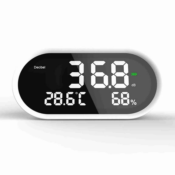 Decibel 3in1 Comprehensive Ambient Temperature Humidity Noise Tester Digital Display Decibel Test Meter Sound Level Meter