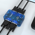 thumbnail image 3 of 250MHz 2 Input 2 Output Selector VGA Splitter Switch Connector Support 1920x1440 High Resolution HD MT-202S US Plug,1 x Switch, 3 of 6