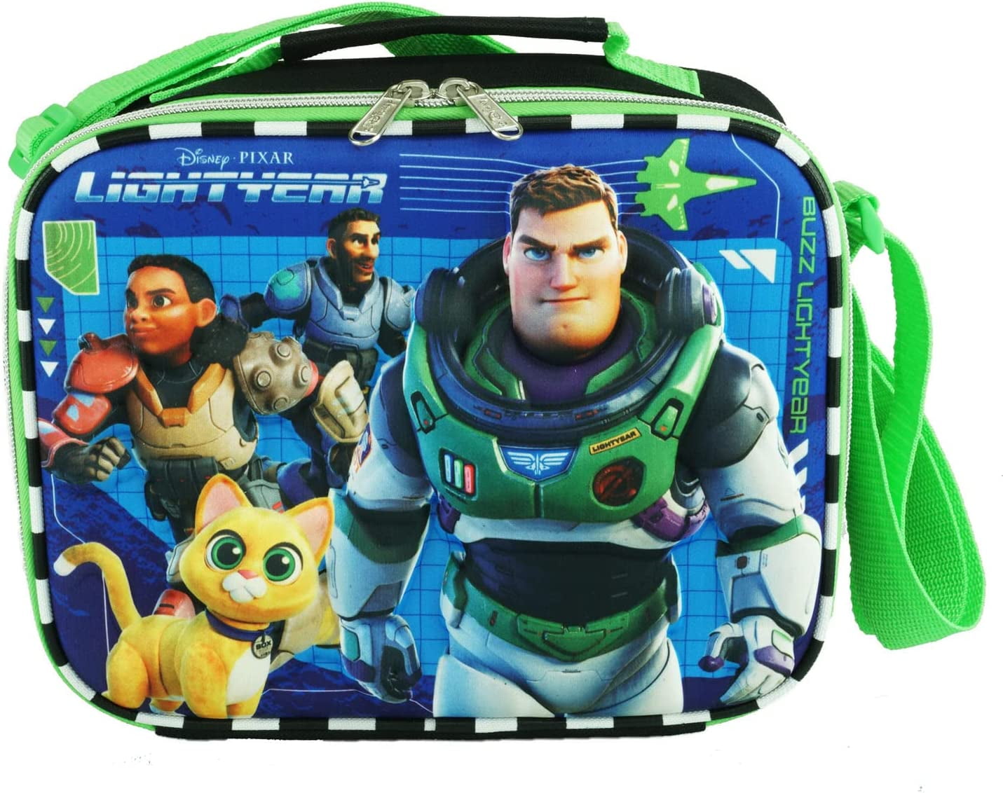  Disney 100 Lunch Box for Kids Set - Bundle with Disney Lunch Bag  Featuring Ariel, Stitch, Buzz Lightyear, More Plus Stickers