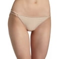 thumbnail image 1 of Vanity Fair Womens Body Shine Illumination String Bikini, 8, NH Rose Beige, 1 of 1