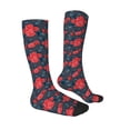 thumbnail image 3 of Balery Rose Flowers Printed Novelty Socks Men's Women's Crew Socks Sports Socks Knee High Socks Cotton Socks Quirky and Cool Socks, 3 of 9
