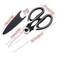 thumbnail image 3 of Snmubt Kitchen Scissors Stainless Steel Kitchen Scissors Versatile Heavy-Duty Scissors for Kitchen Small Tools (As Shown, Plastic), 3 of 9