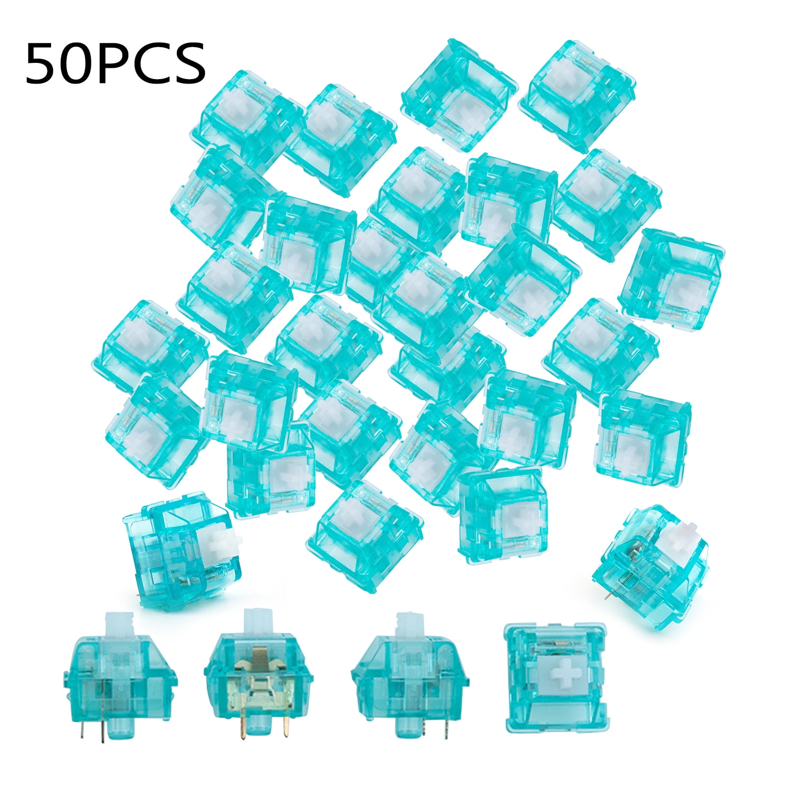 OOKWE Keyboard Switches Linear Switch 3Pins with Factory Lube Smooth