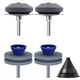 thumbnail image 1 of Afilador de Cuchillas para Cortacésped, 4 Unidades con Equilibrador de Cuchillas. Afilador de Cuchillas para Cortacésped Resistente Al Desgaste A, 1 of 5