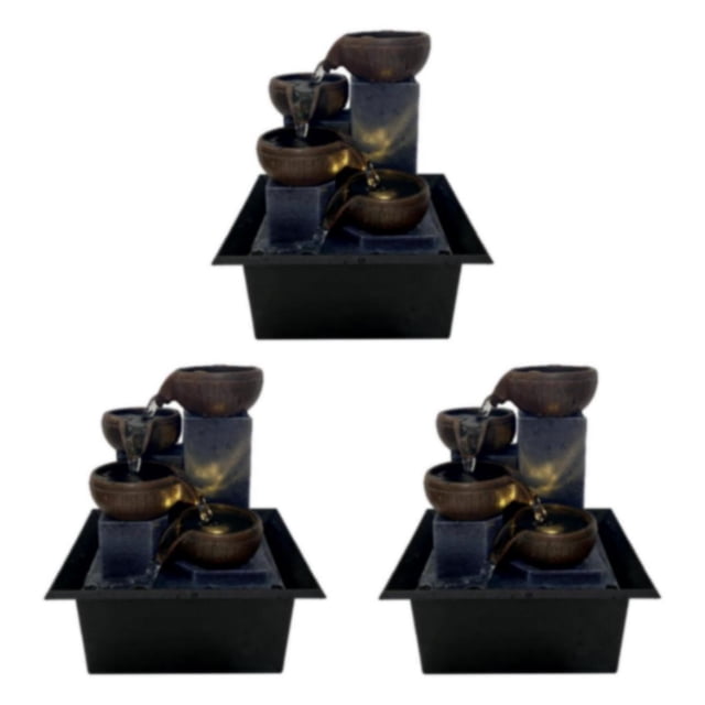 Bearachild 1pc Fuente de Feng Shui Adornos Cascada Tamaño pequeño Decoración Artesanía Type1 NO1