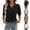 #01 Black, variant on Women's Casual Polo Shirt Waffle Knit Tops V Neck Collared Short Sleeve Soft Breathable Loose Fit Shirts for Daily Wear, #01 Beige, L