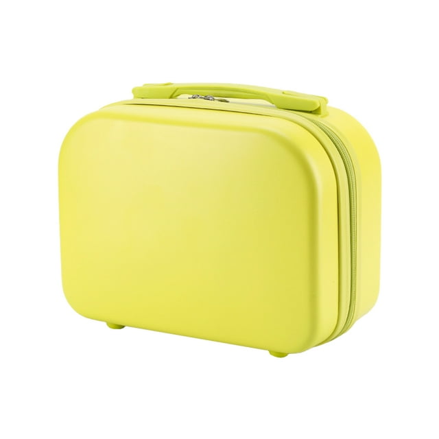 Miangastore 1Pc Portable Solid Color Cosmetics Case Lady Makeup Storage Hangheld Bag