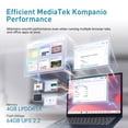 thumbnail image 6 of Lenovo Chrome 14" FHD+ Touchscreen Chromebook, MediaTek Kompanio 540, 4GB RAM, 64GB eMMC, Chrome OS, Blue, 6 of 7