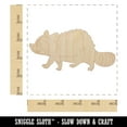 thumbnail image 2 of Cute Raccoon Walking Wood Shape Unfinished Piece Cutout Craft DIY Projects - 4.70 Inch Size - 1/8 Inch Thick, 2 of 7
