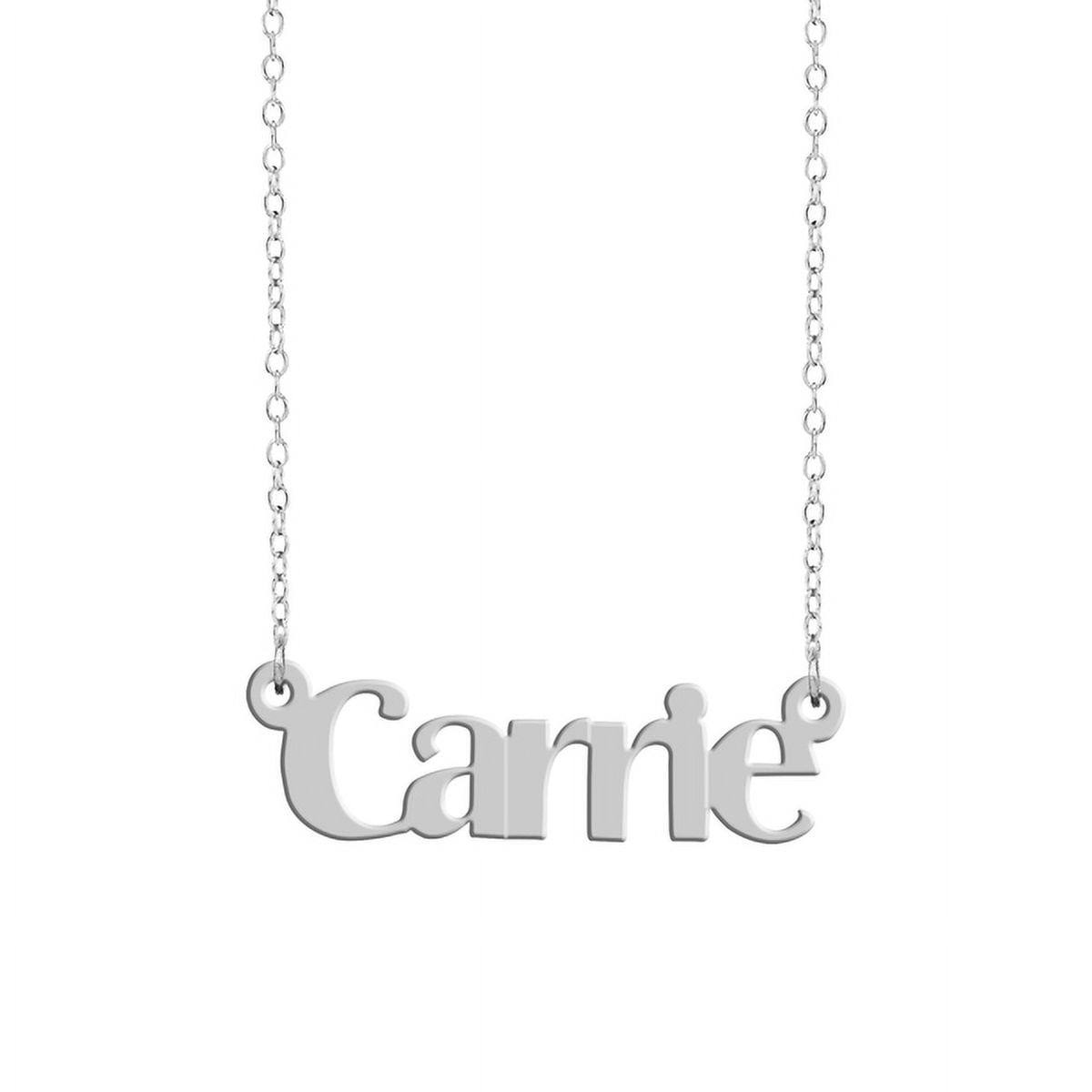 Personalized Block Name Necklace