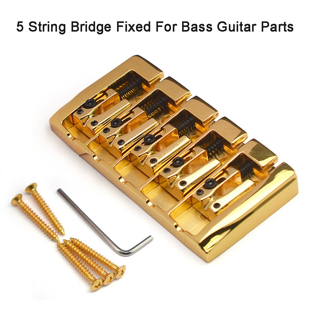 Leke 5 String Bridge Fixed Hard tail fixed for 5 String Bass Dual use