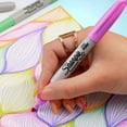 thumbnail image 5 of Sharpie Glam Pop Permanent Markers, Fine Point, Assorted Colours, 5 Count, 5 of 5