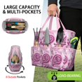 thumbnail image 2 of Bright Paisley Garden Tools Bag, Water-proof Floral Oxford Garden Tote Home Organizer Gardening Tool Bag Kit Holder with 8 Pockets for Indoor and Outdoor Gardening(Tools Not Included), 2 of 4