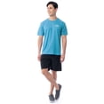 thumbnail image 4 of Fish N Vibe Men's Short Sleeve Fishing Performance Outdoor Graphic T-Shirt, Sea Blue, 2XL, 4 of 7