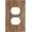 Natural Wood Grain Light Brown Texture, variant on Outlet Covers Turquoise Beach Wave Clear Ocean Water 1 Toggle 1 Duplex Switch Plate Covers Electrical Light Switch Cover Plate Decorative Wall Plate Socket Cover for Bathroom living Room Decor