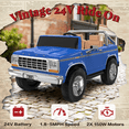 thumbnail image 3 of East doll 24V Power Ride on Car, Licensed 1973 Ford F-150 Ride on Truck, 24 Volt Ride on Toy for Kids Aged 3-8 with 400W Powerful Wheels for Boys Girls, 24V Ride Ons with Remote, Dark Blue, 3 of 6